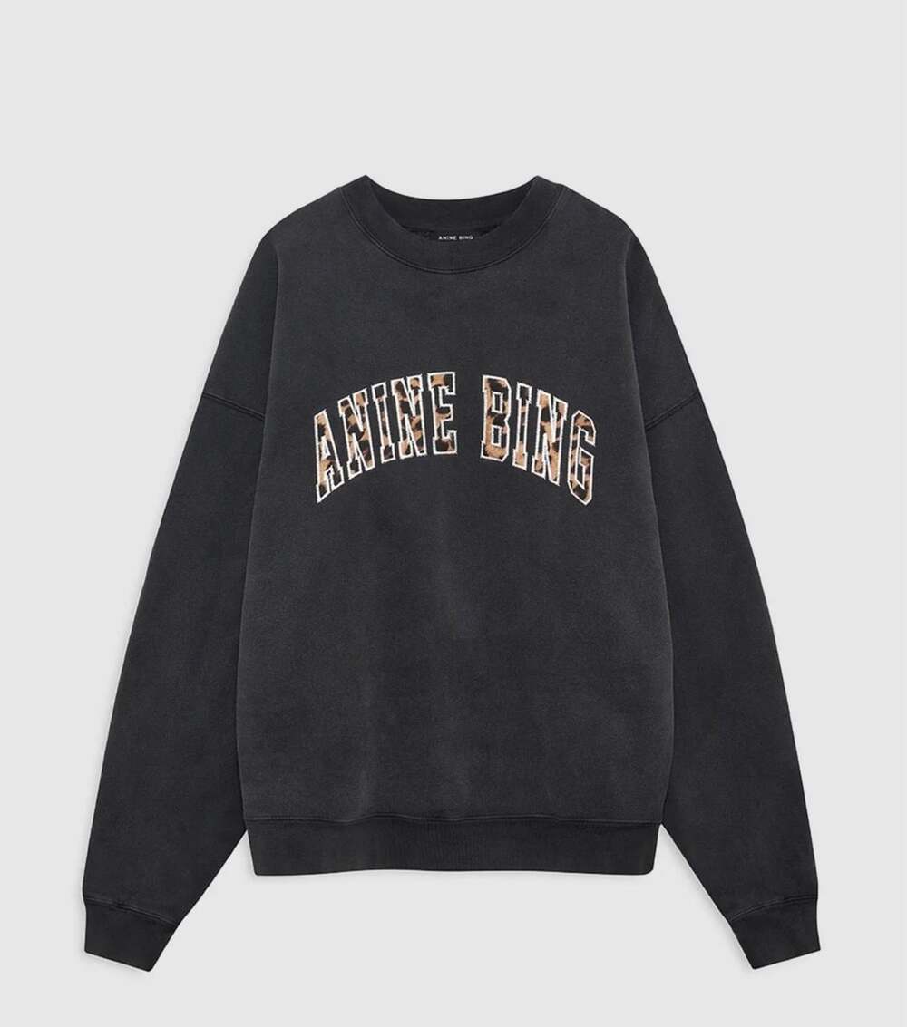 Anine Bing Miles Crewneck Sweatshirt size small